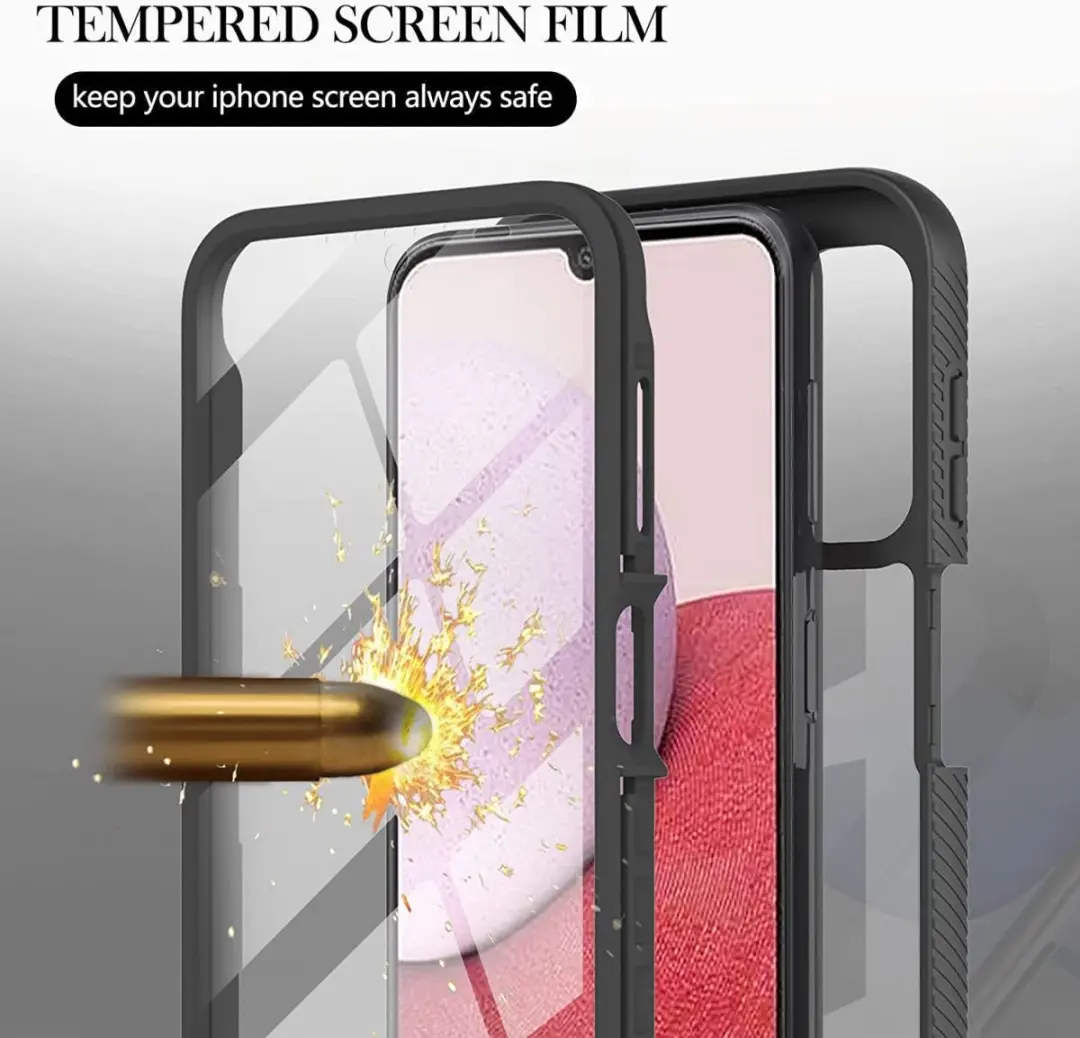 Selected by GSMpunt Hoesje Samsung Galaxy A54 - Blauw/Transparant