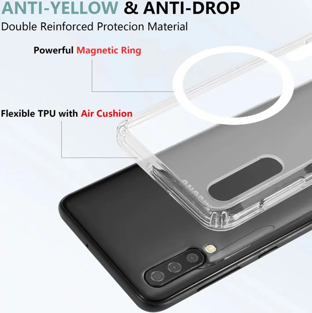 Selected Hoesje Samsung Galaxy A50 MagSafe Transparant