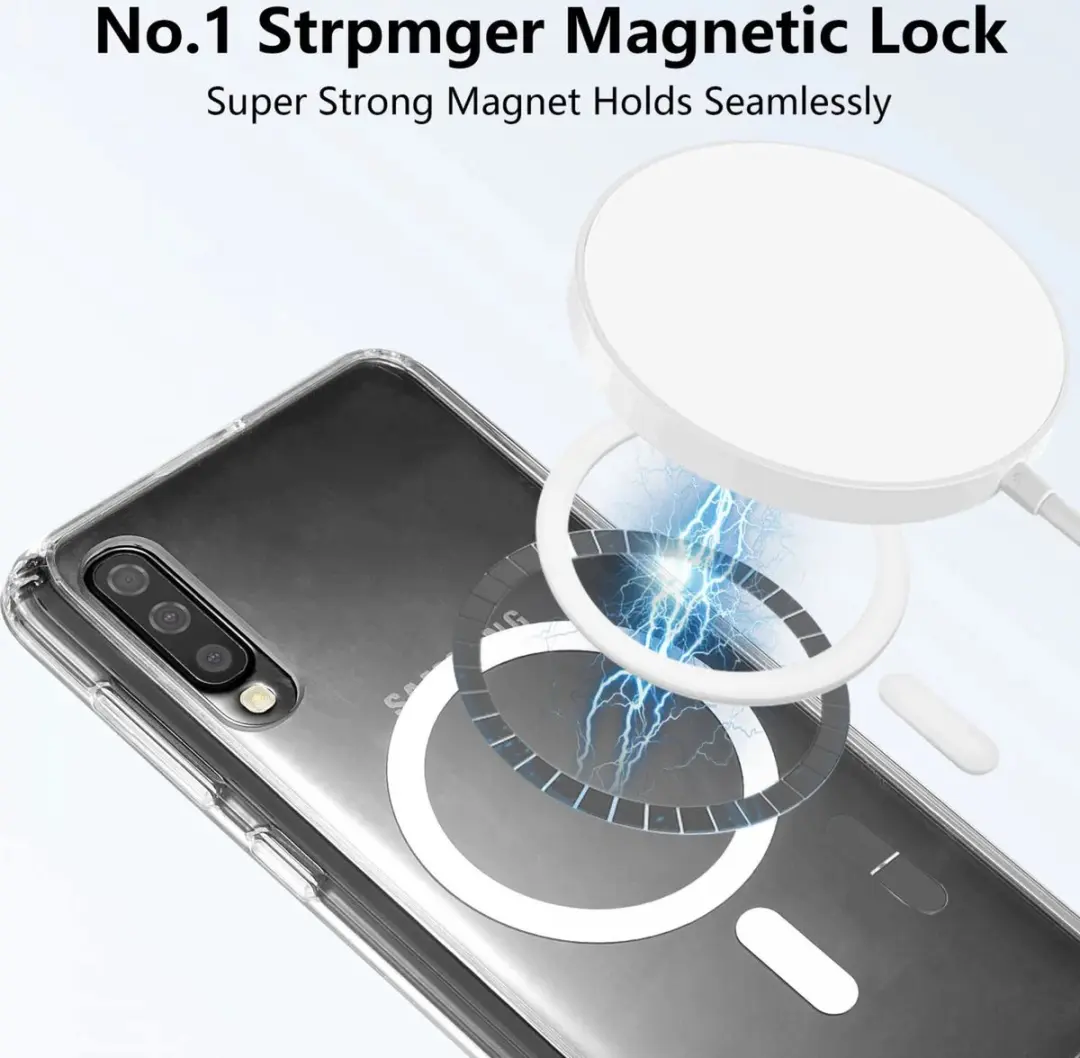 Selected Hoesje Samsung Galaxy A50 MagSafe Transparant - afbeelding 6 van 6