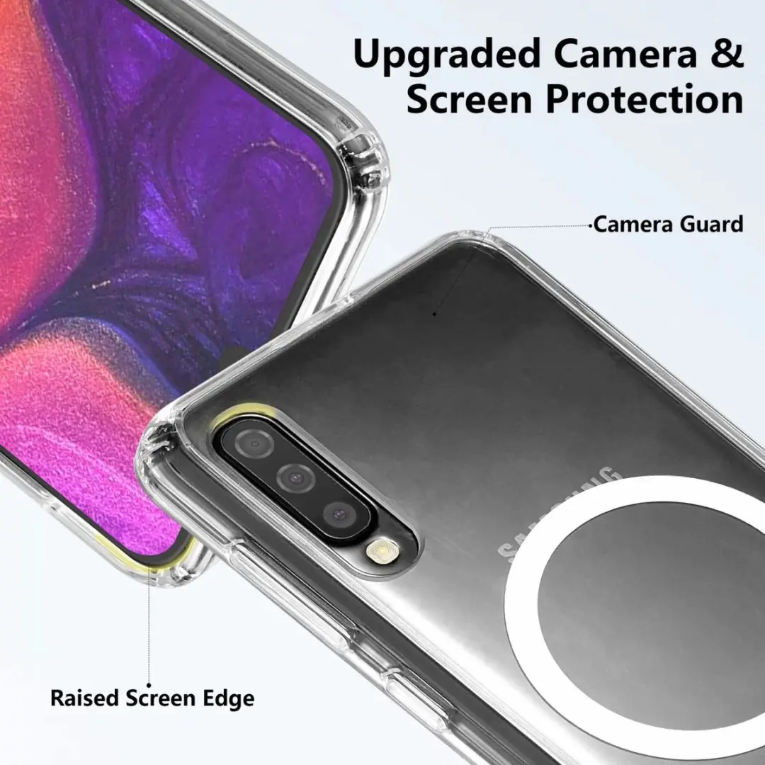 Selected Hoesje Samsung Galaxy A50 MagSafe Transparant