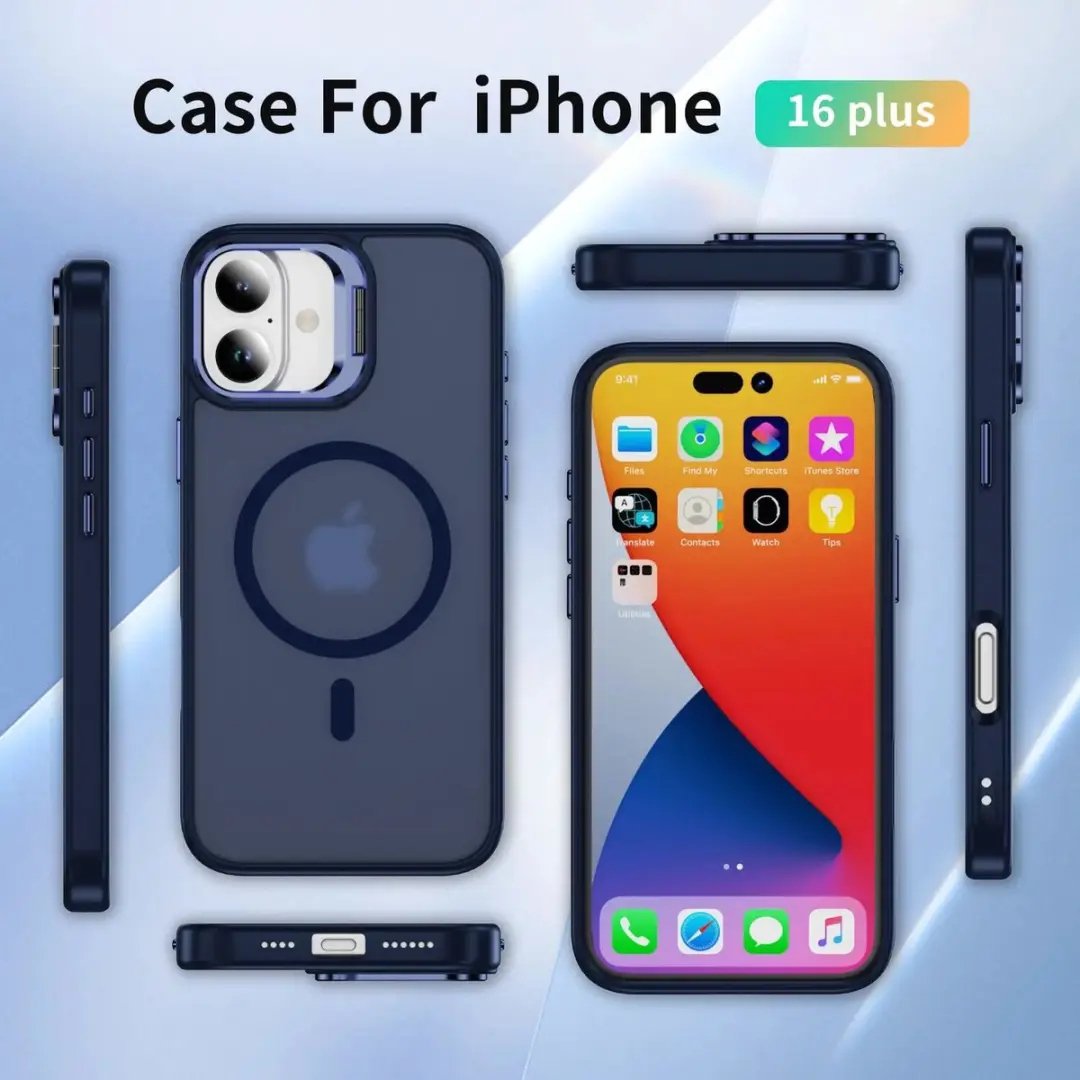 Selected by GSMpunt.nl iPhone 16 Plus Hoesje - Blauw - MagSafe & Qi2