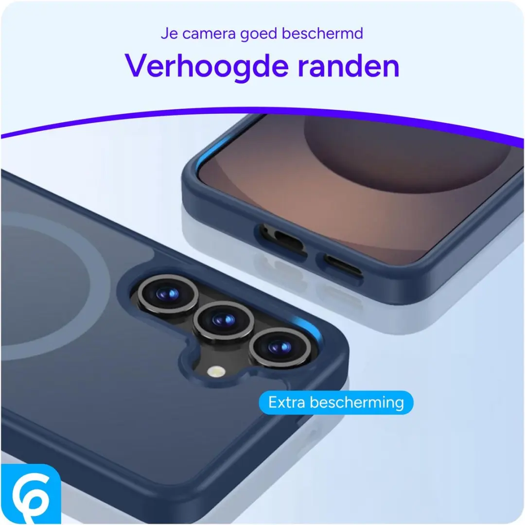 Selected Hoesje Samsung Galaxy S25 Plus MagSafe - Donkerblauw