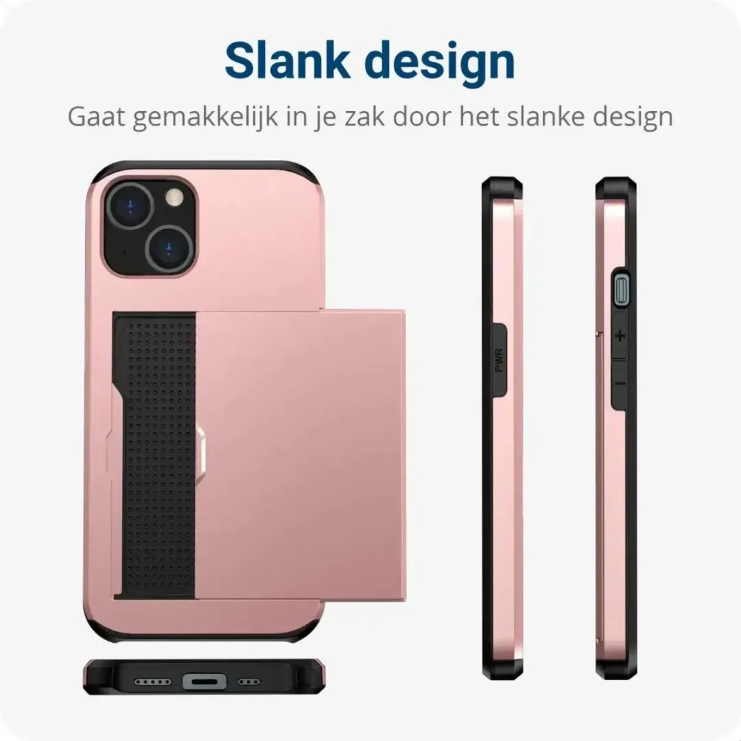 Selected Hoesje met Kaarthouder iPhone 16/17 - Roze - afbeelding 6 van 6