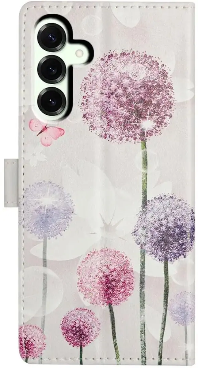 Selected Hoesje Samsung Galaxy A57 Book Case - Magneet Sluiting - 2 Pasjes - Bloem