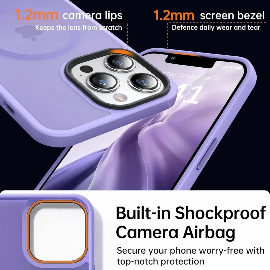 Selected Hoesje Apple iPhone 13 Pro MagSafe - Paars