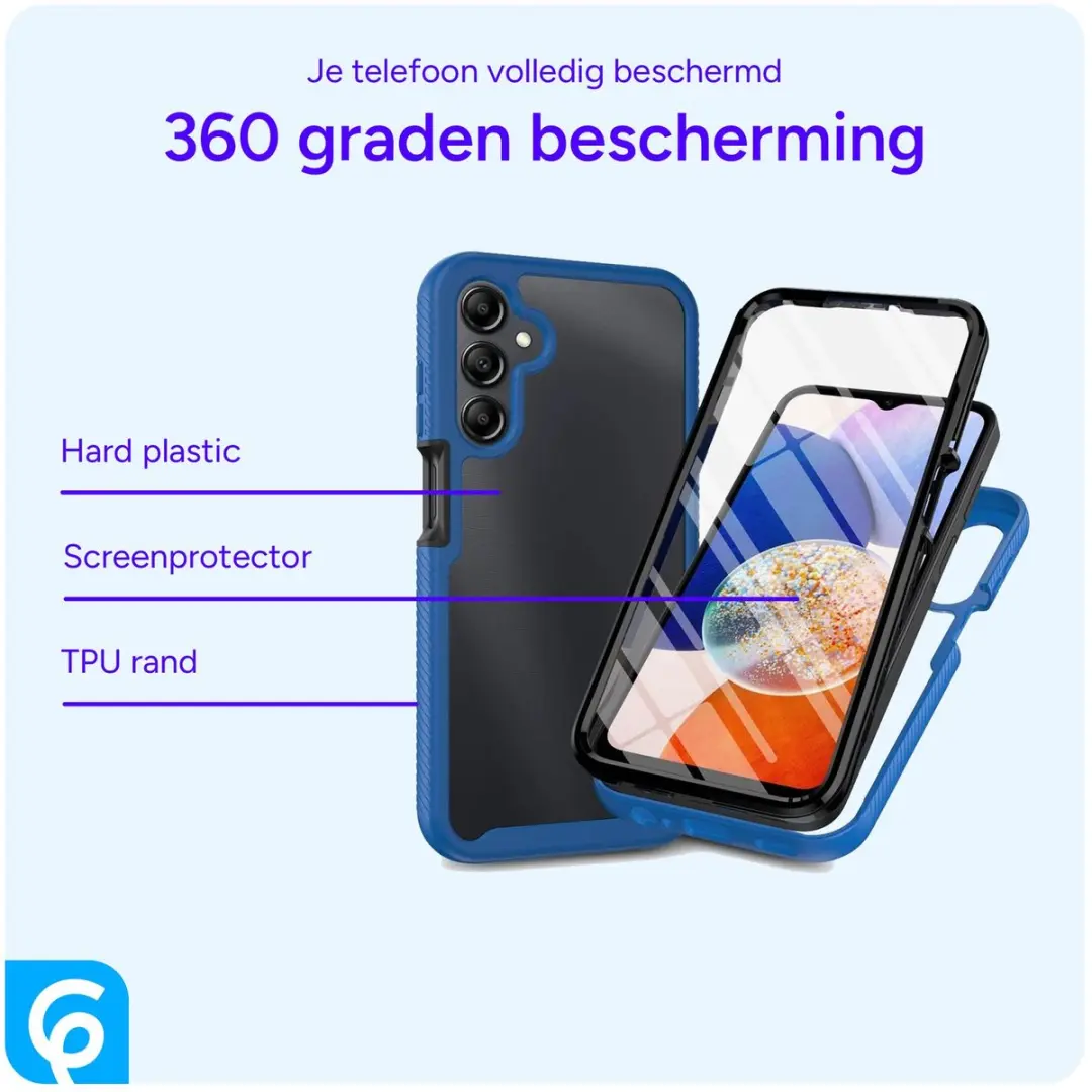 Selected by GSMpunt Samsung Galaxy A05s Hoesje - Blauw