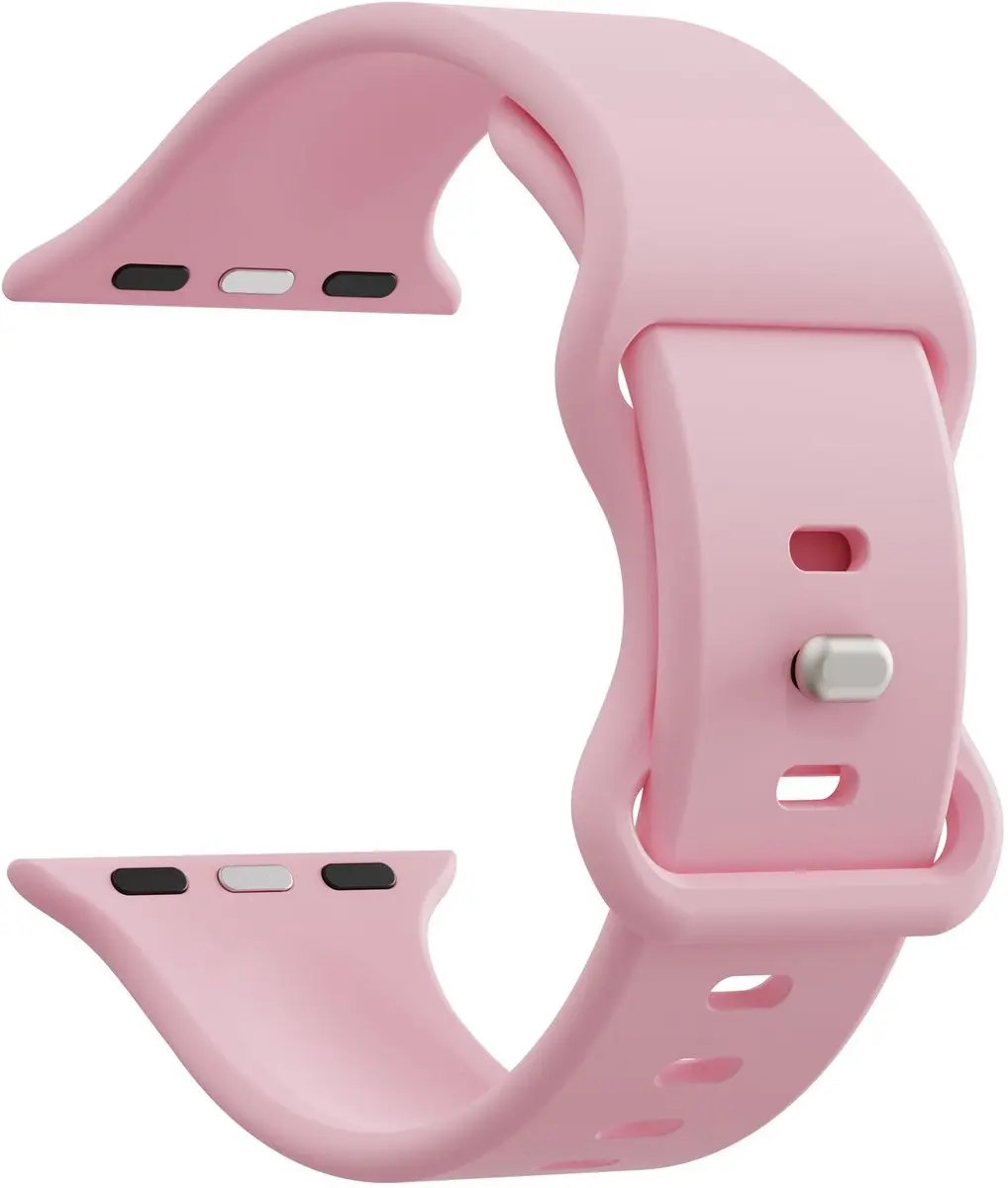 Selected SBG Siliconen Horlogebandje Apple Watch - Roze - 42/44/45/46/49mm