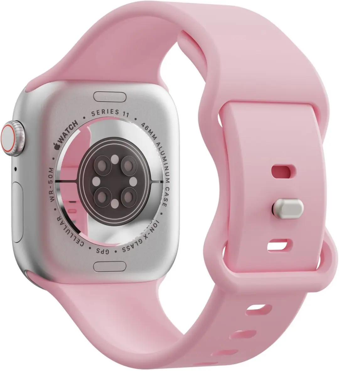 Selected SBG Siliconen Horlogebandje Apple Watch - Roze - 42/44/45/46/49mm