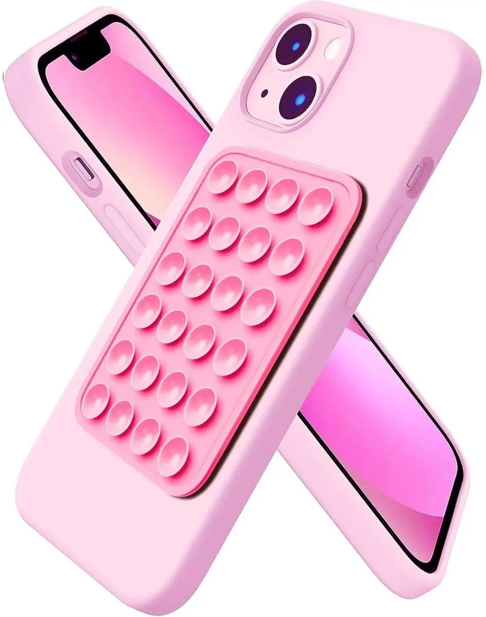 Selected SBG Siliconen Telefoonhouder - Roze