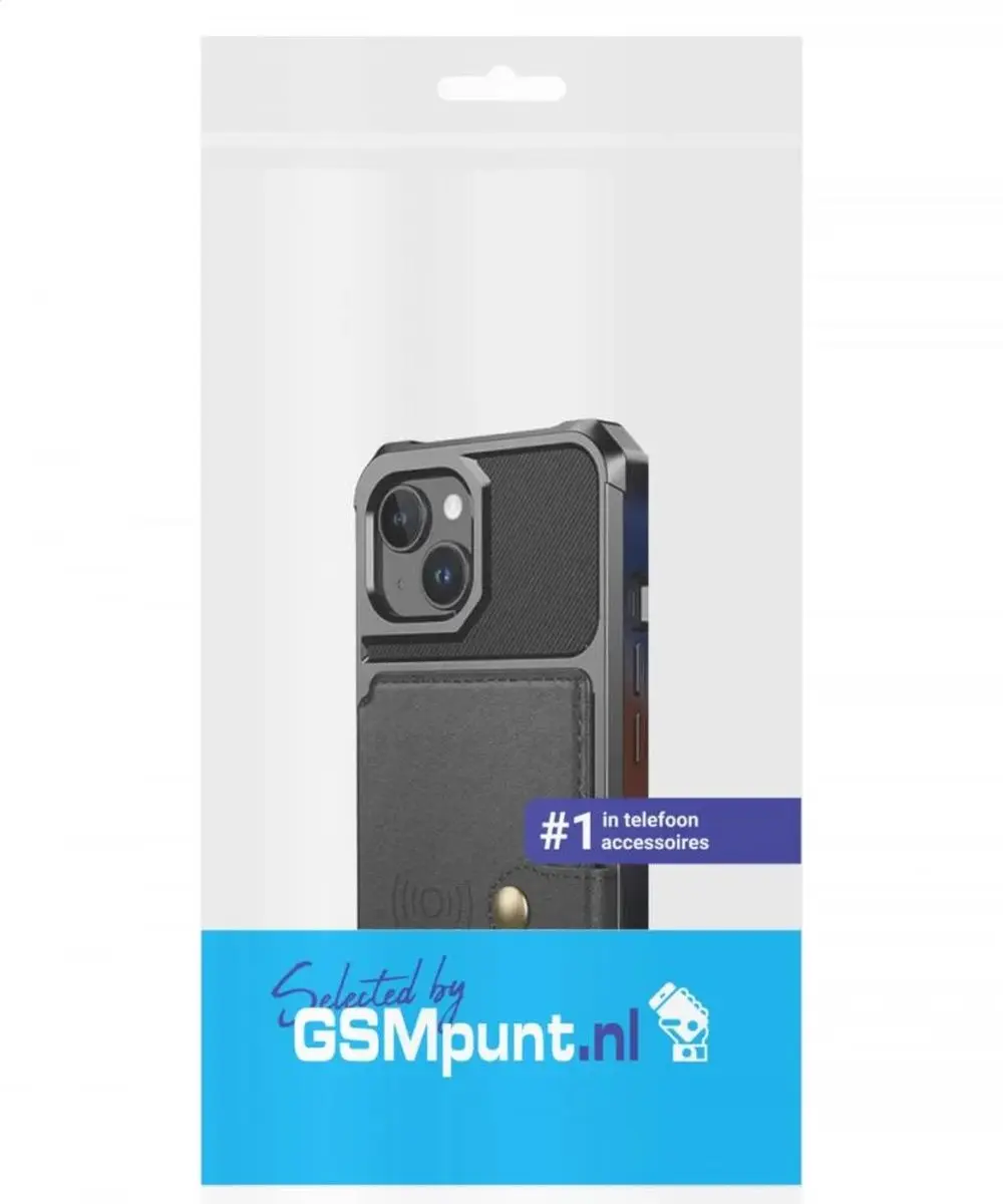 Selected Portemonnee Hoesje iPhone 15 - Donkerblauw