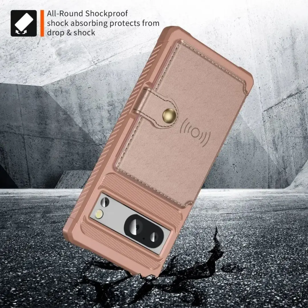 Selected Portemonnee Hoesje Google Pixel 8a - Roze