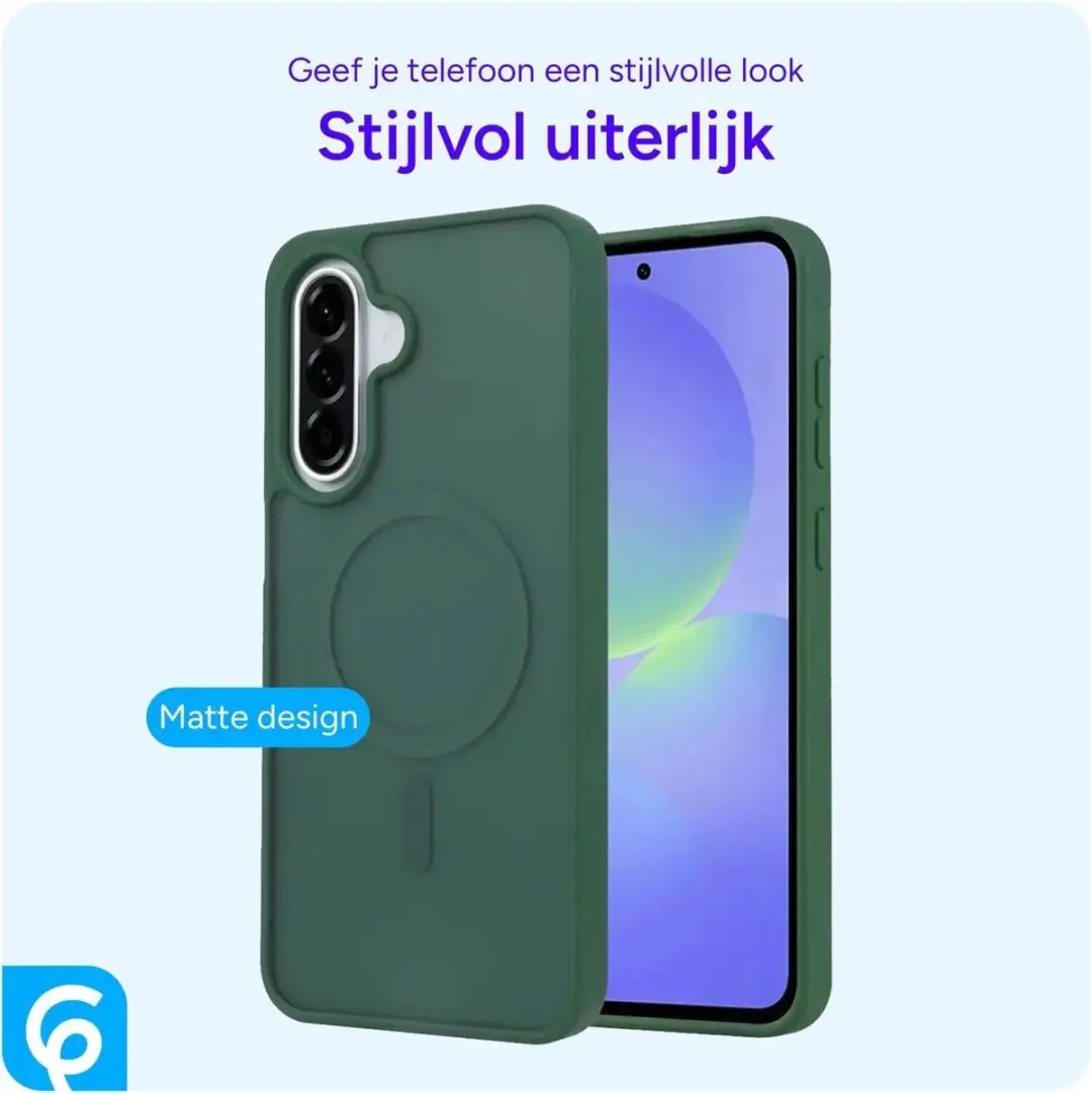 Selected by GSMpunt Samsung Galaxy A56 Hybrid Back Cover - Groen - afbeelding 6 van 6