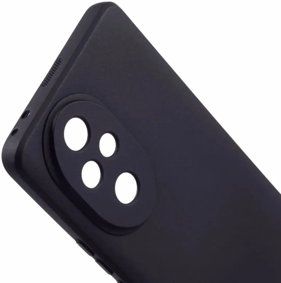 Selected Transparant TPU Hoesje Honor 200 Pro - Zwart