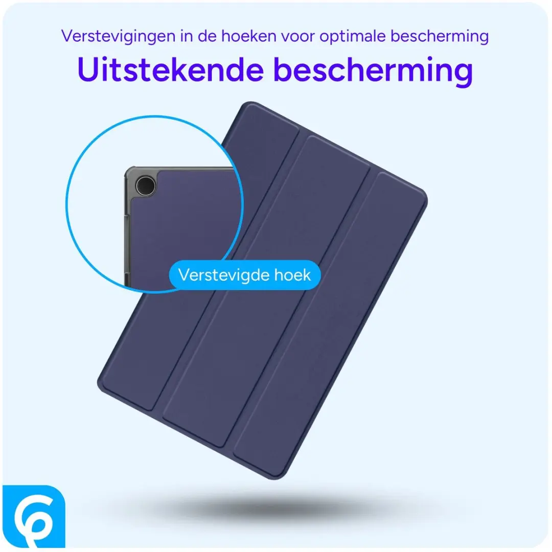 Samsung Galaxy Tab A8 2021 Tablethoes - Blauw Tri-fold