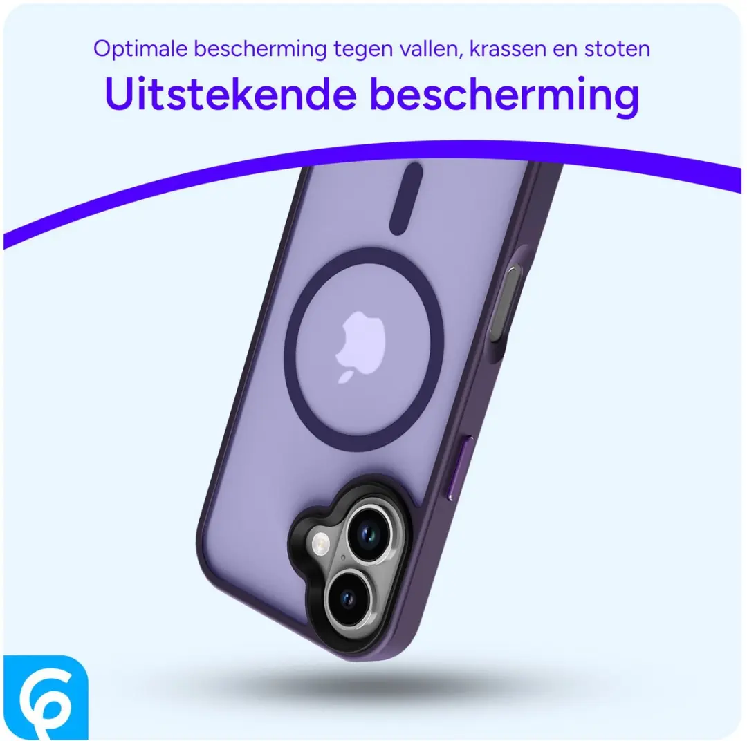 Selected by GSMpunt iPhone 17 Hoesje - Donker Paars - MagSafe