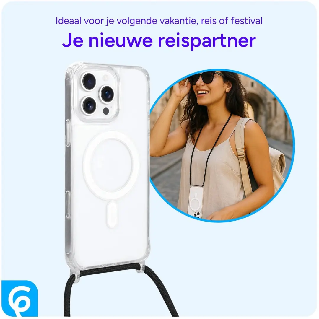 Selected Hoesje iPhone 16 Pro MagSafe - Transparant