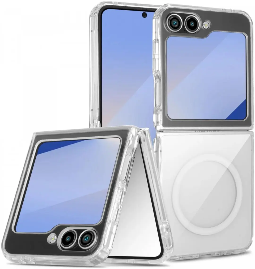 Selected Hoesje Samsung Galaxy Z Flip 6/7 FE MagSafe Transparant