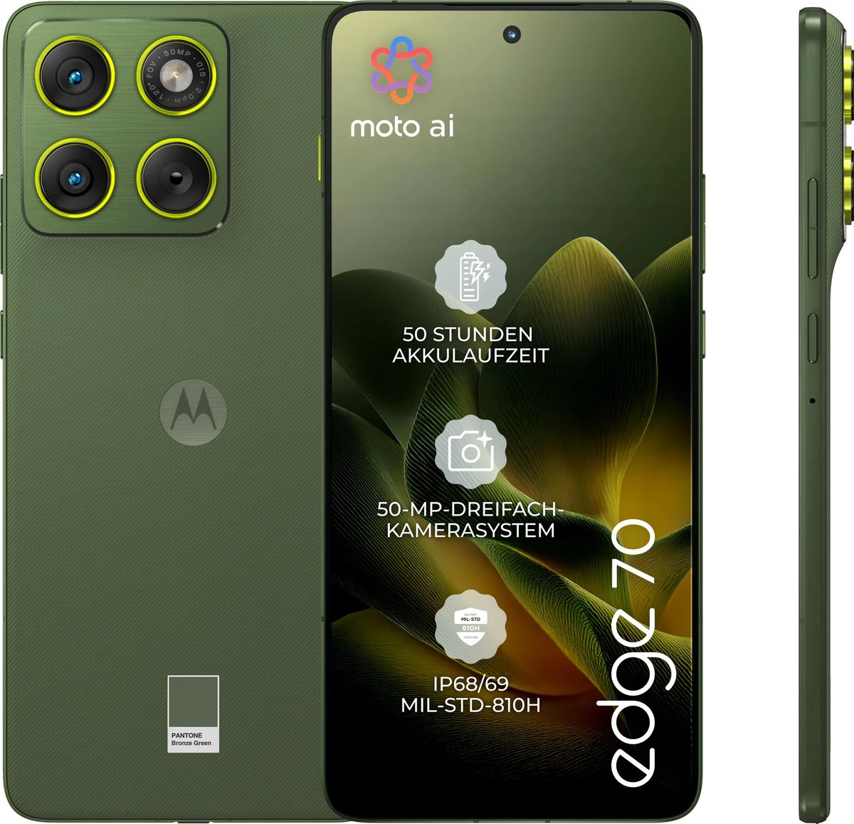 Motorola - Edge 70 - 512GB - Bronze Green