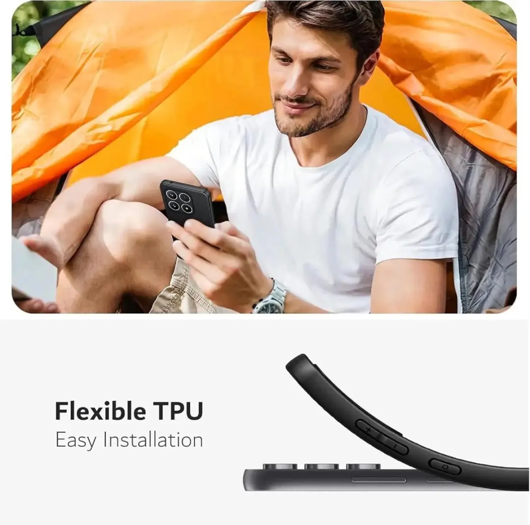 Selected TPU Hoesje Xiaomi 17 - Zwart