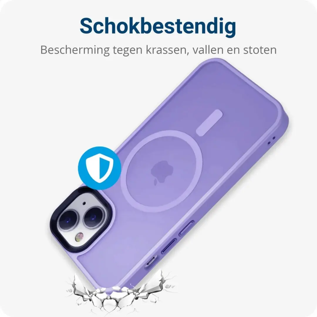 Selected Hoesje Apple iPhone 11 MagSafe - Paars - Mat