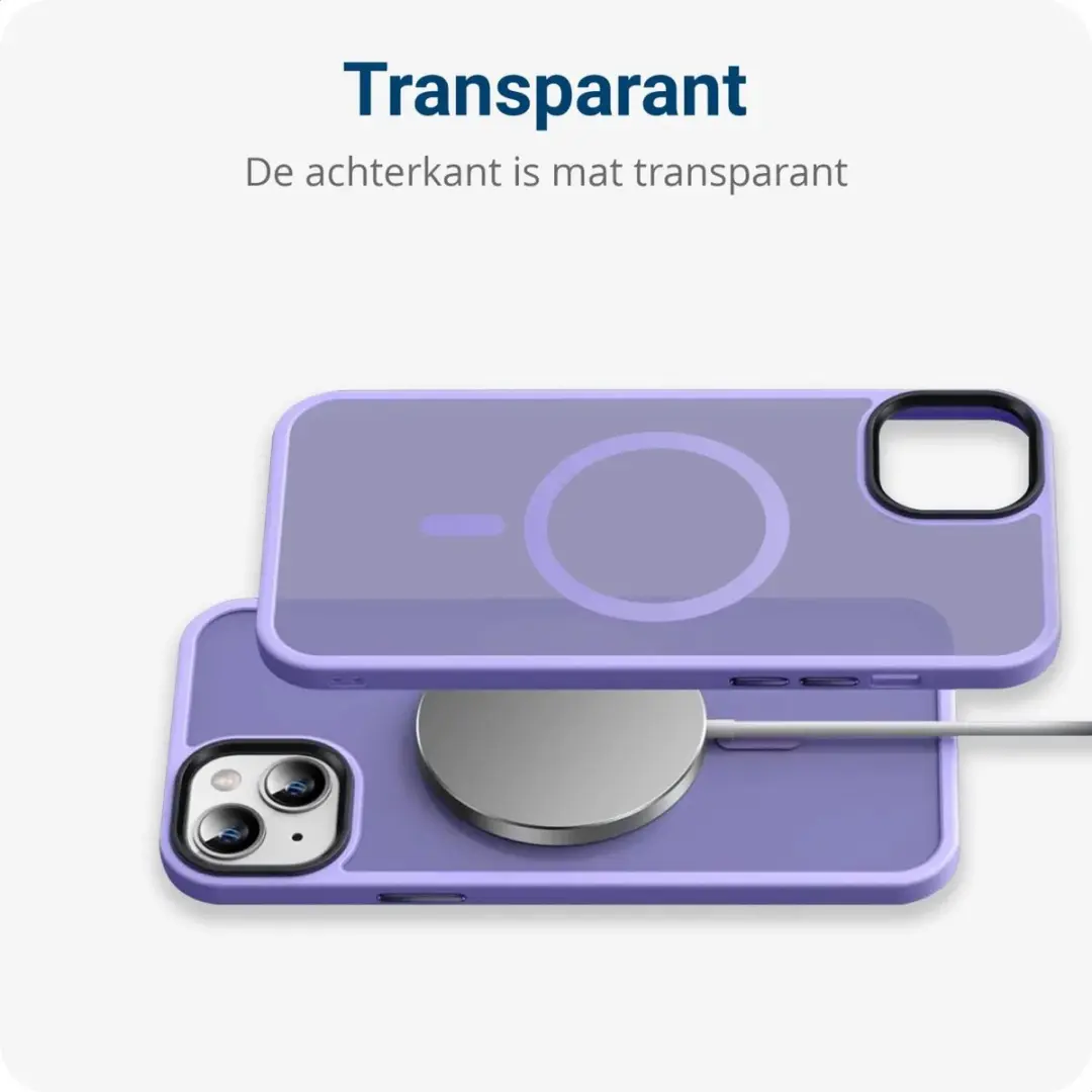 Selected Hoesje Apple iPhone 11 MagSafe - Paars - Mat