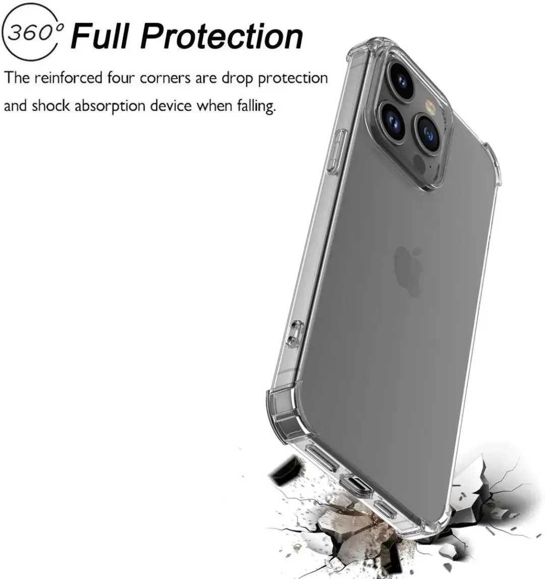 Selected by GSMpunt.nl iPhone 15 Pro Hoesje - Transparant