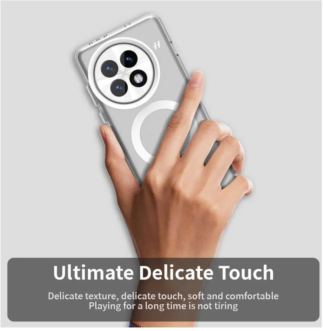 Selected MagSafe Backcover OnePlus 13 - Wit & Transparant