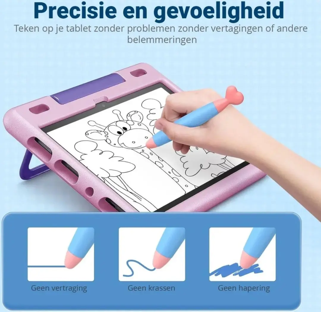 Selected SBG Kindvriendelijke Styluspen - Groen & Roze - afbeelding 6 van 6