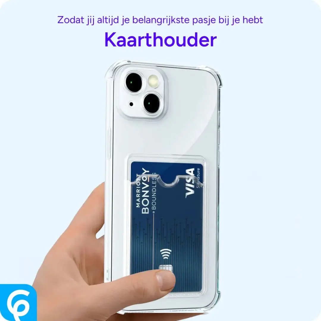 Selected Transparant TPU Hoesje iPhone 13 - 1 Pasje