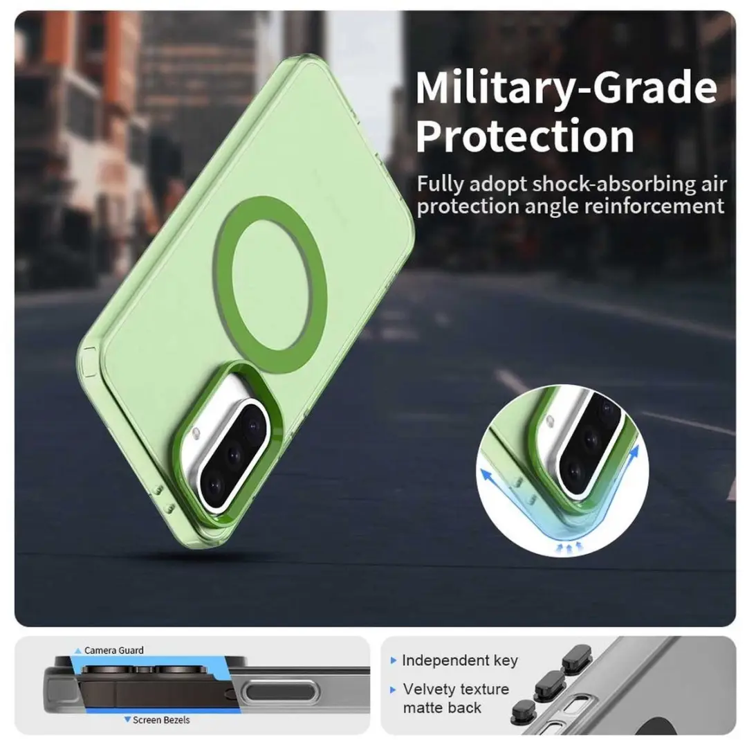 Selected Backcover Hoesje MagSafe Groen - Samsung Galaxy A56/A36