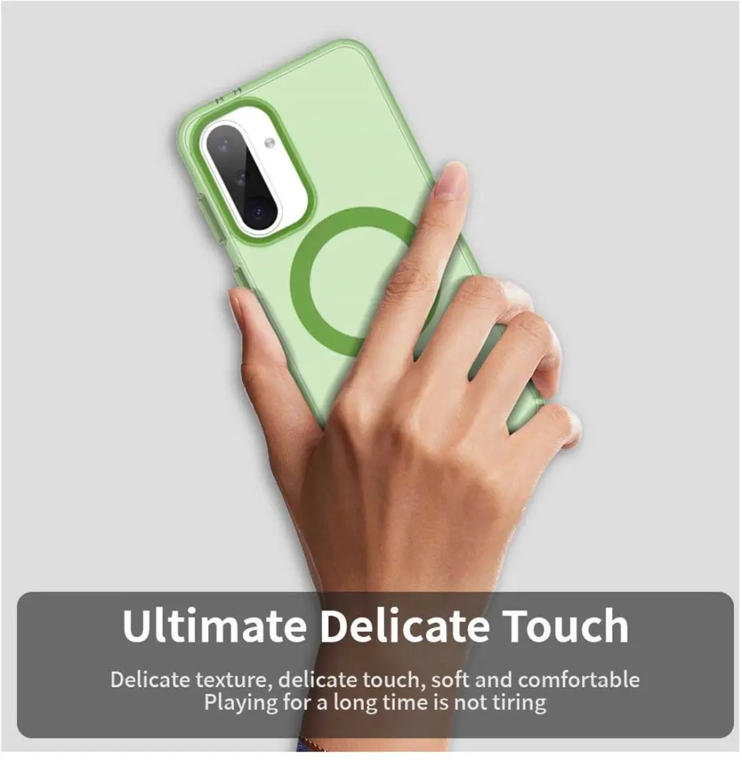 Selected Backcover Hoesje MagSafe Groen - Samsung Galaxy A56/A36