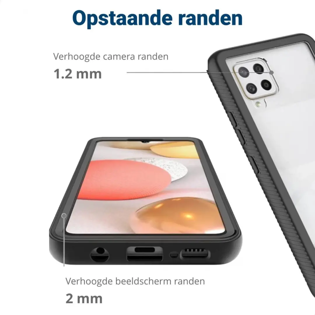 Selected by GSMpunt Hoesje Samsung Galaxy A42 - Full Protect - Zwart/Transparant - afbeelding 6 van 6