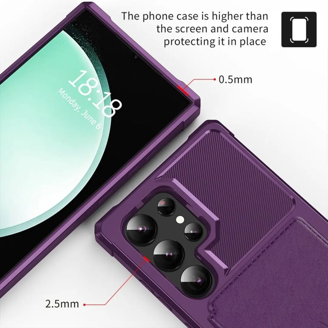Selected Portemonnee Hoesje Samsung Galaxy S26 Ultra - 4 Pasjes - Paars