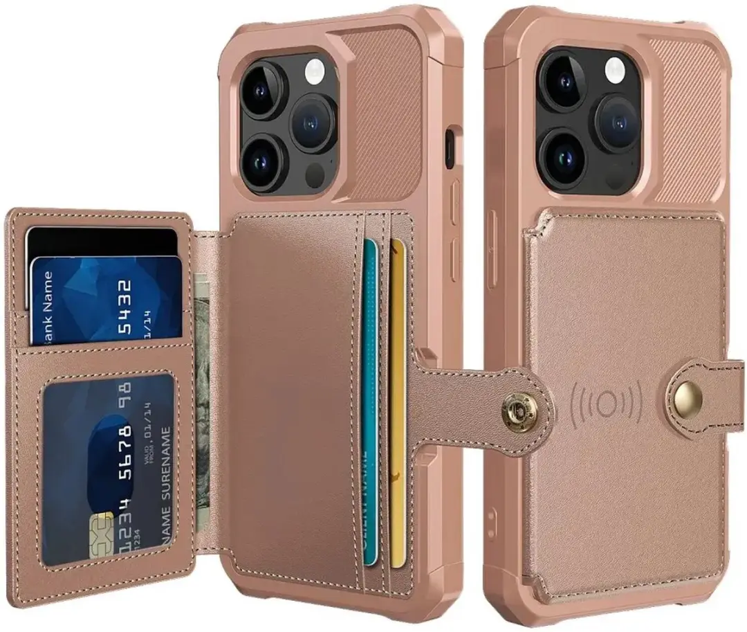 Selected Portemonnee Hoesje iPhone 15 Pro Max
