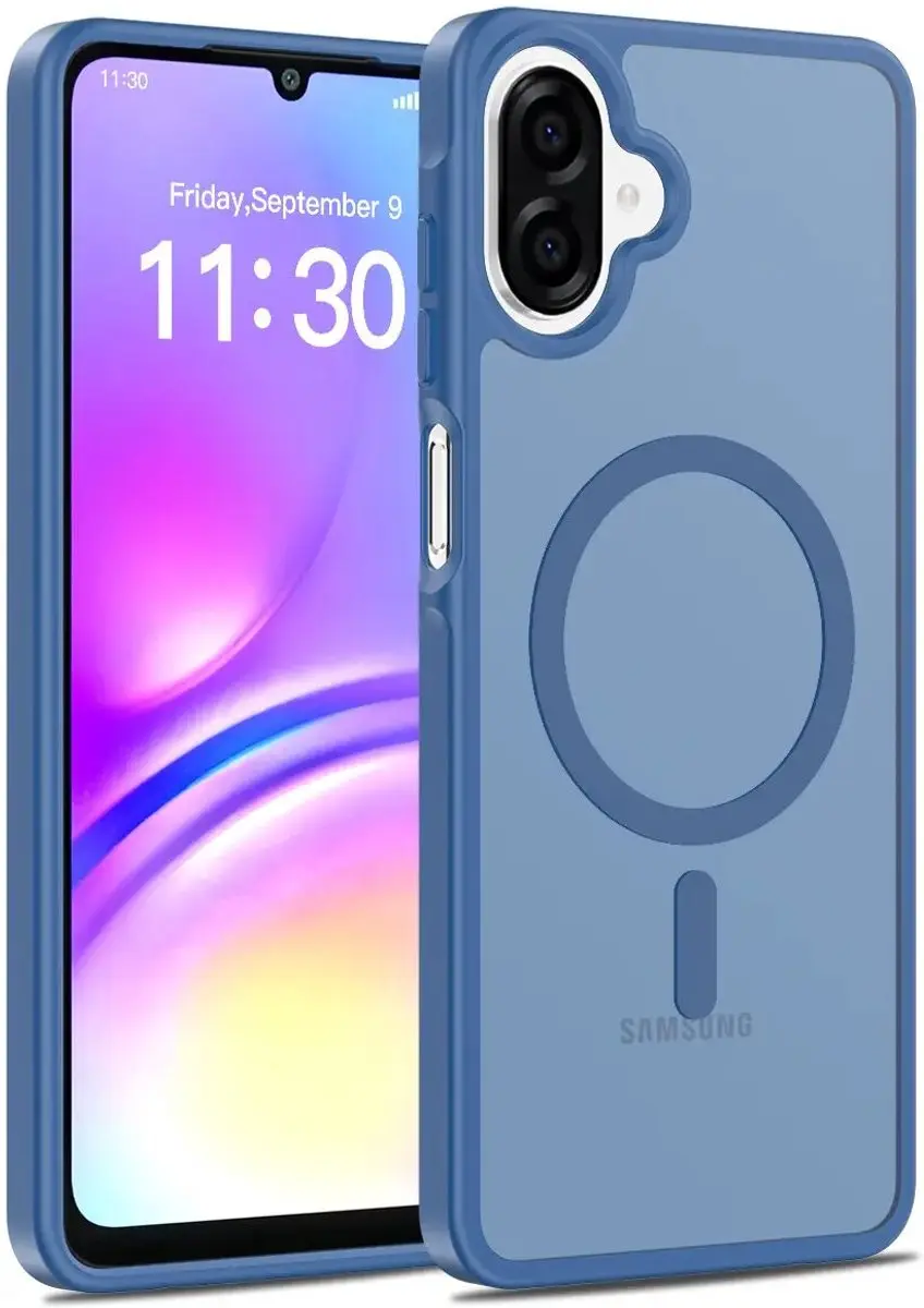 Selected Hoesje Samsung Galaxy A06 MagSafe Blauw