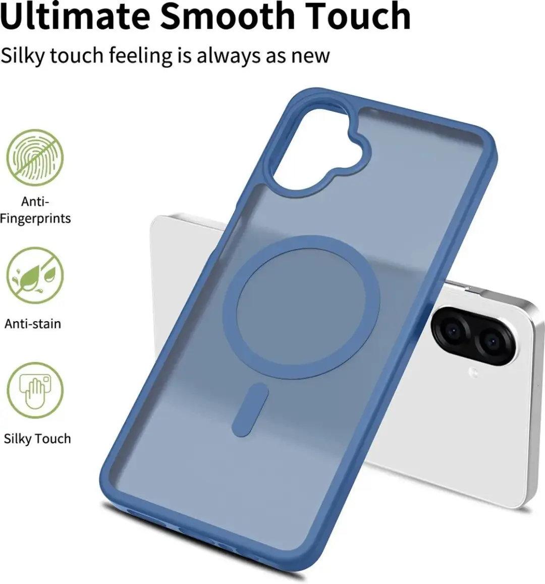 Selected Hoesje Samsung Galaxy A06 MagSafe Blauw