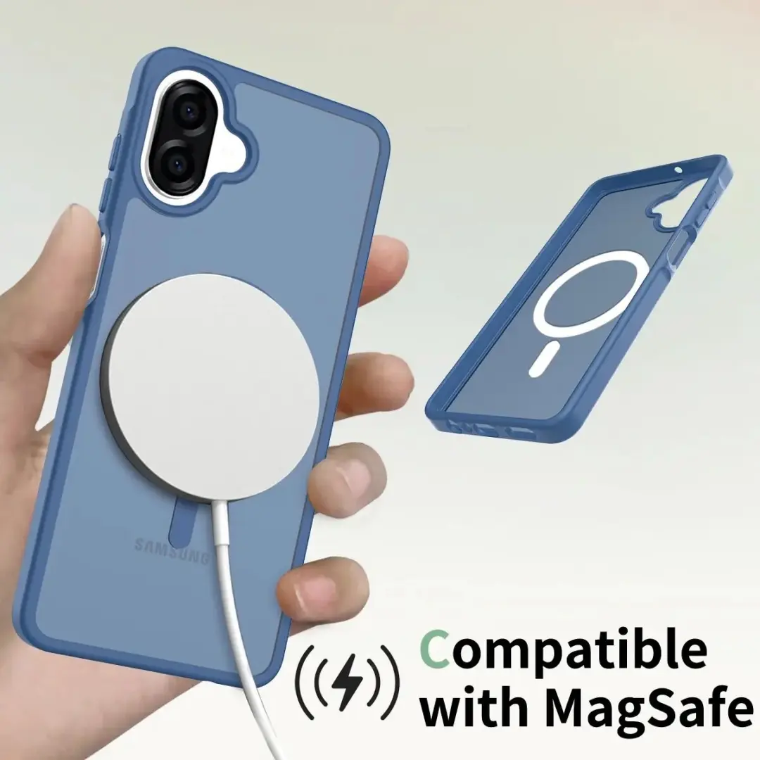 Selected Hoesje Samsung Galaxy A06 MagSafe Blauw