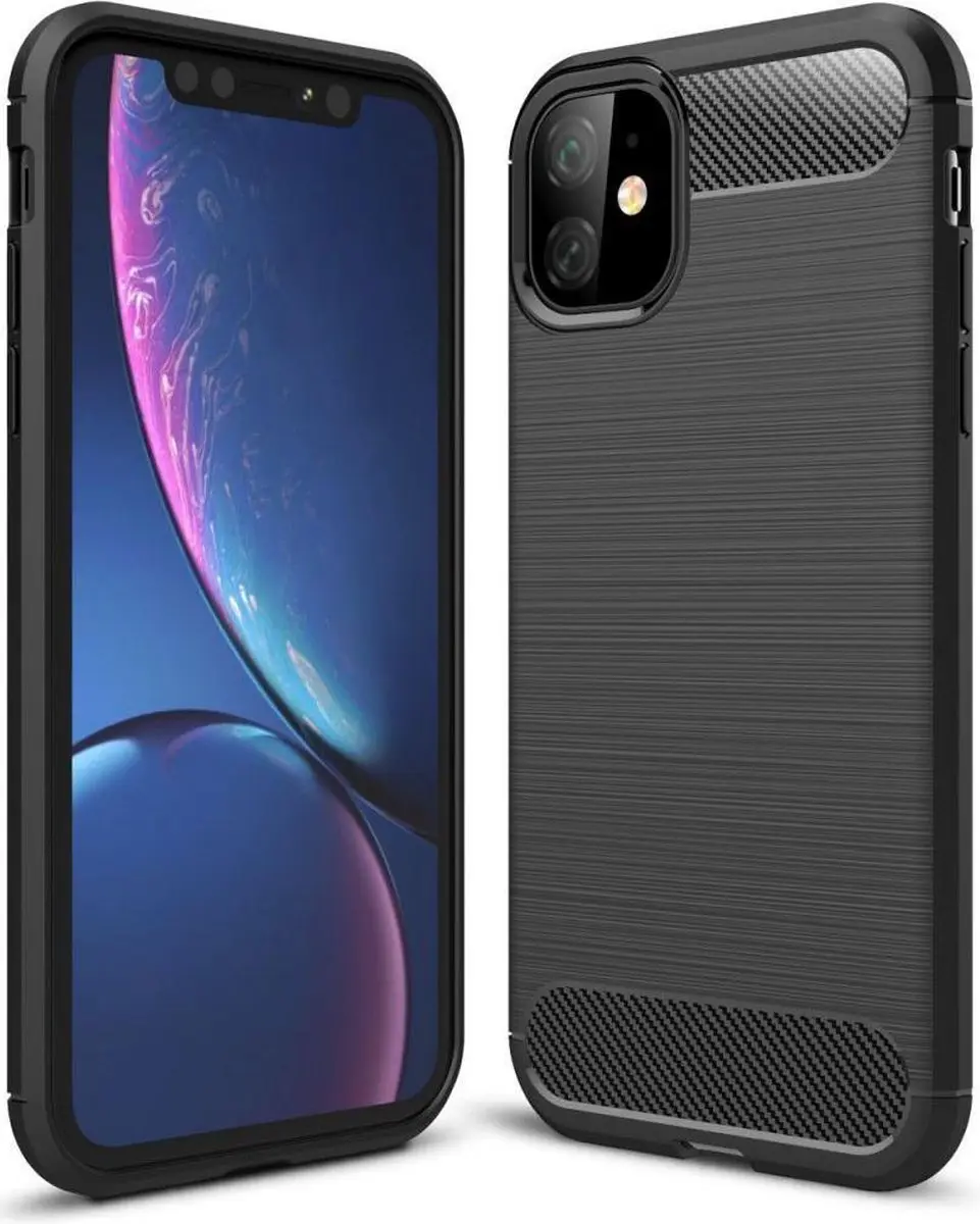 Selected Geborsteld TPU Hoesje iPhone 11