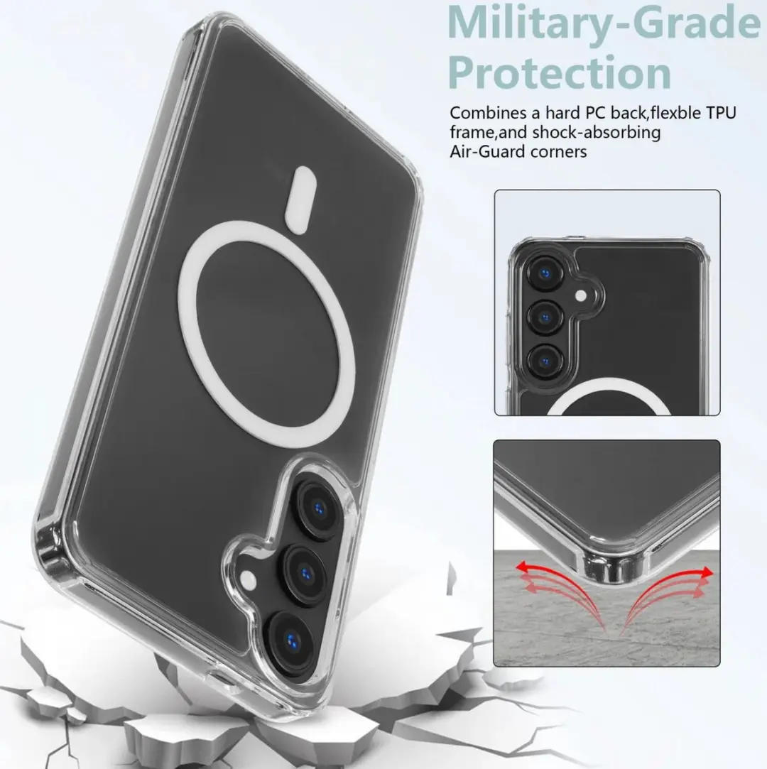 Selected Hoesje Samsung Galaxy S24 MagSafe Transparant