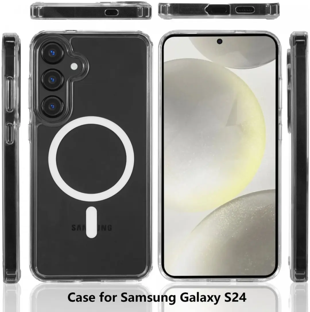 Selected Hoesje Samsung Galaxy S24 MagSafe Transparant