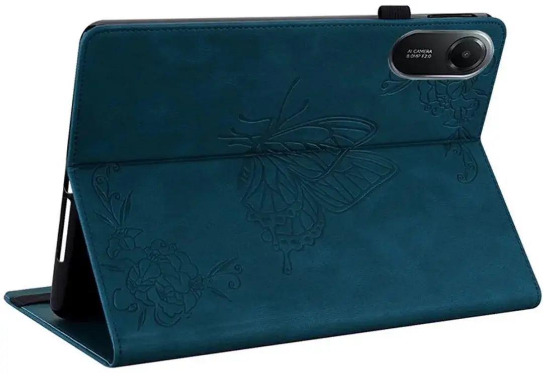 Selected by GSMpunt Xiaomi Redmi Pad 2 Tablethoes - Tri-fold Kunstleder Blauw