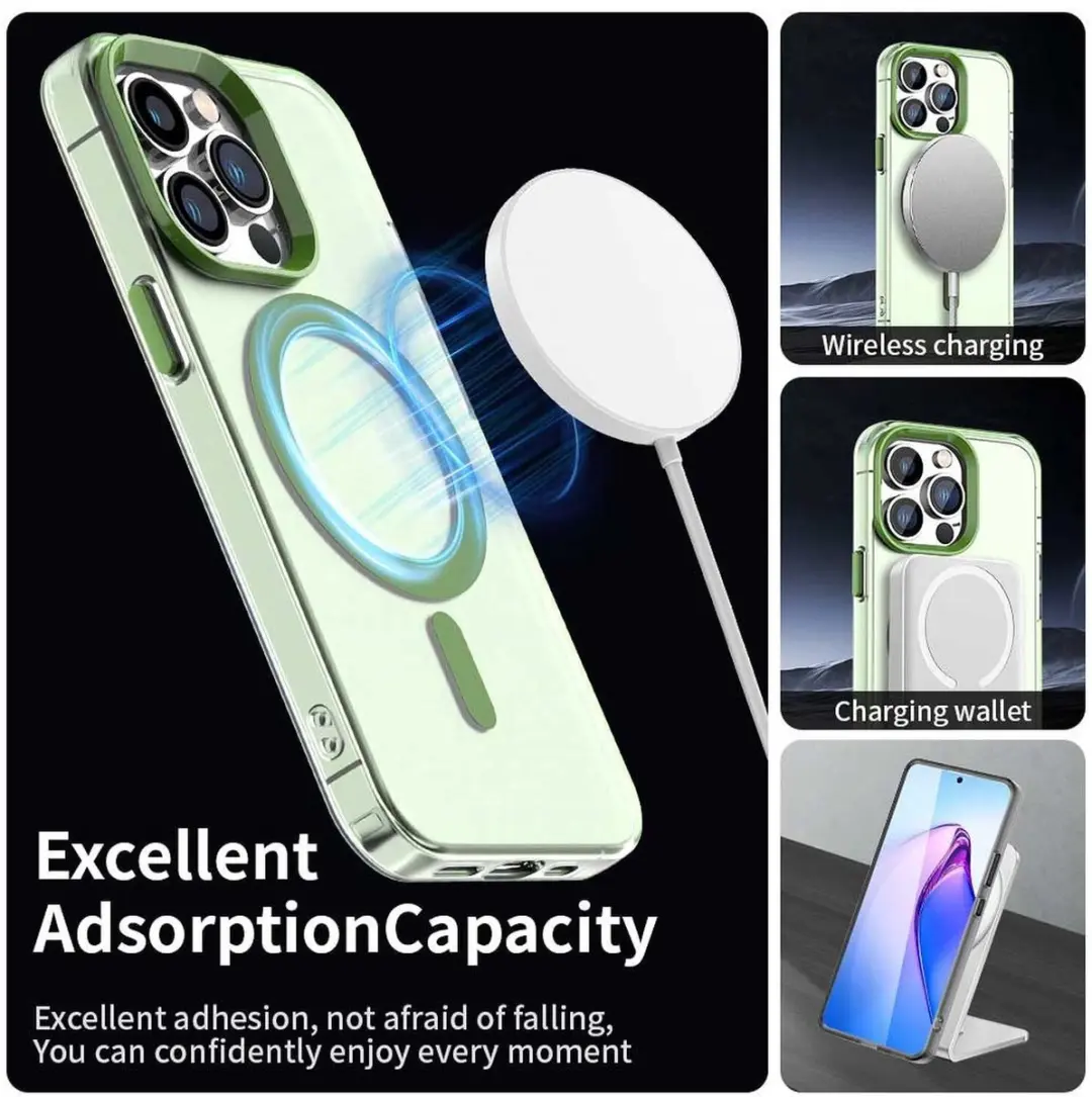 Selected MagSafe Backcover iPhone 13 Pro Max - Groen - afbeelding 6 van 6