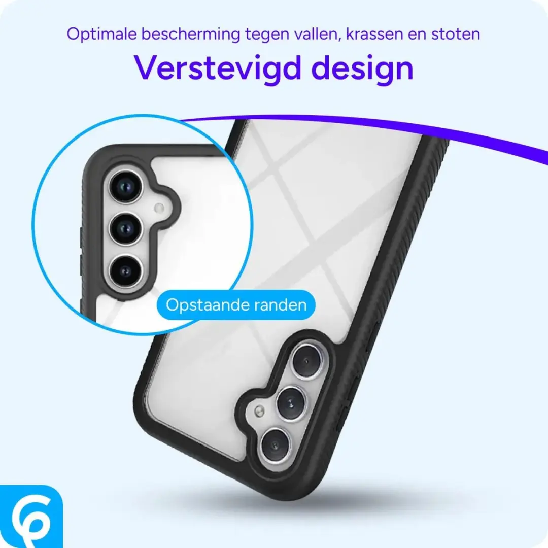 Selected by GSMpunt Hoesje Samsung Galaxy A35 - Full Protect - Zwart