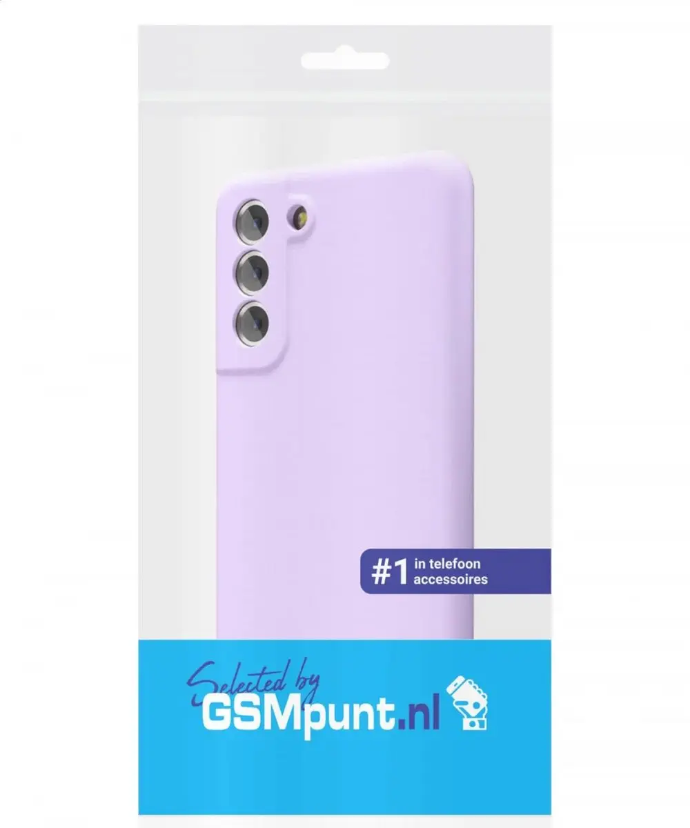 Selected Hoesje Samsung Galaxy S21 FE - Dun TPU - Paars - afbeelding 6 van 6