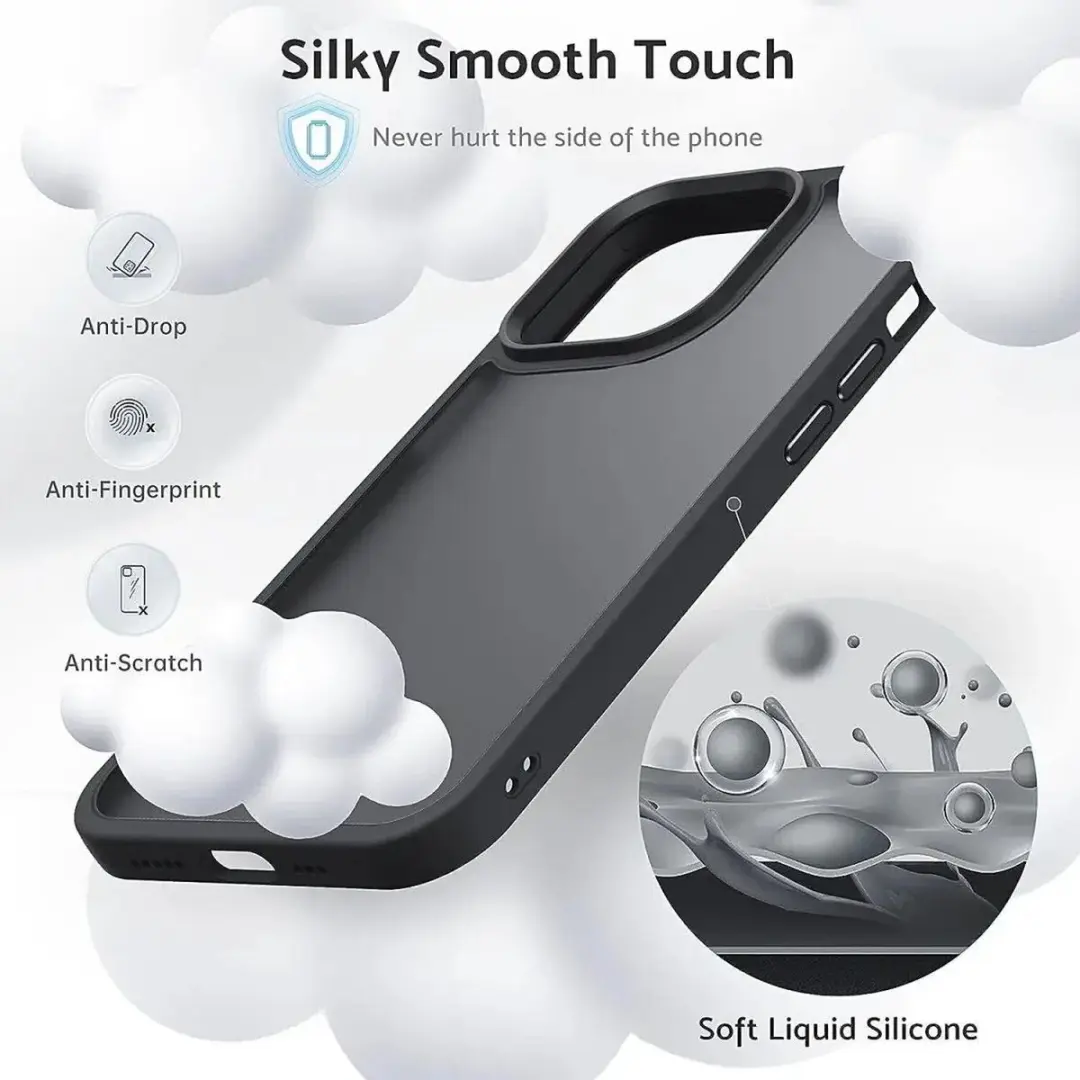 Selected by GSMpunt Hoesje iPhone 15 Pro Max - Matte Zwart