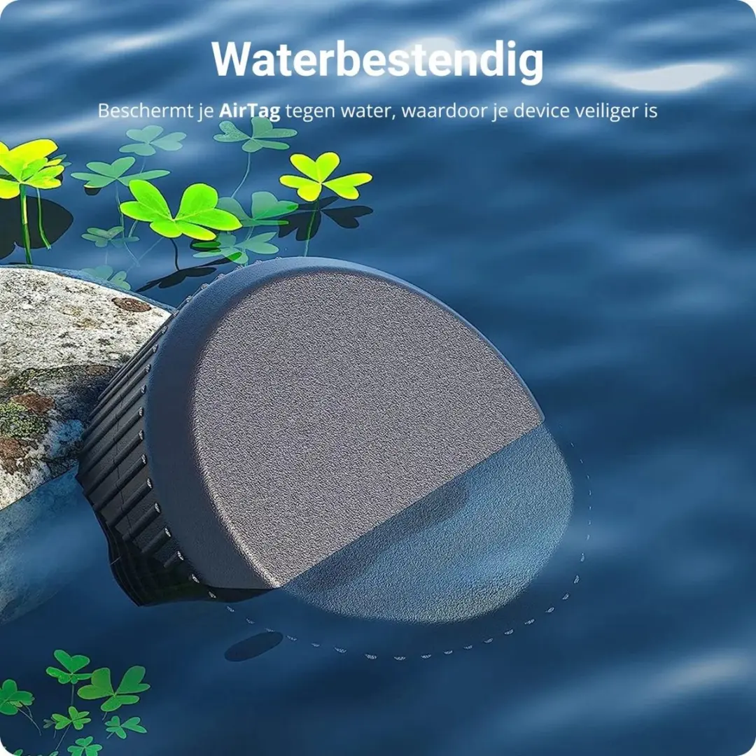 Selected Waterdichte AirTag Hoes 4 Pack - Zwart
