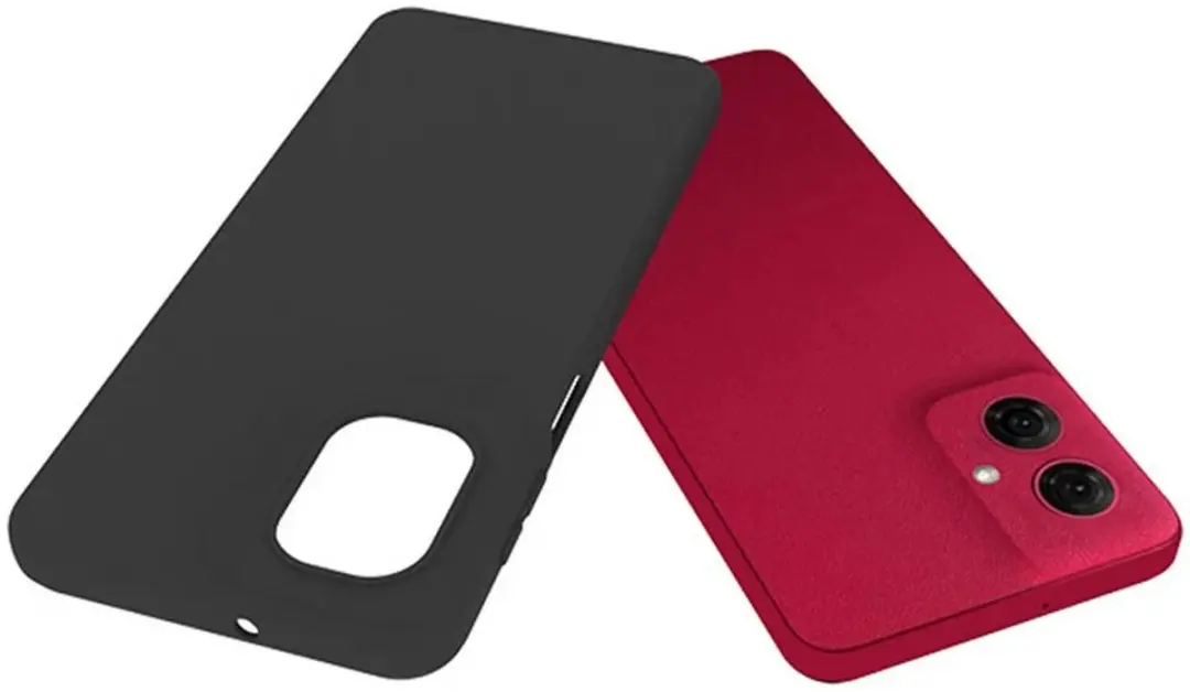 Selected by GSMpunt Motorola Moto G55 Hoesje - Zwart Dun TPU