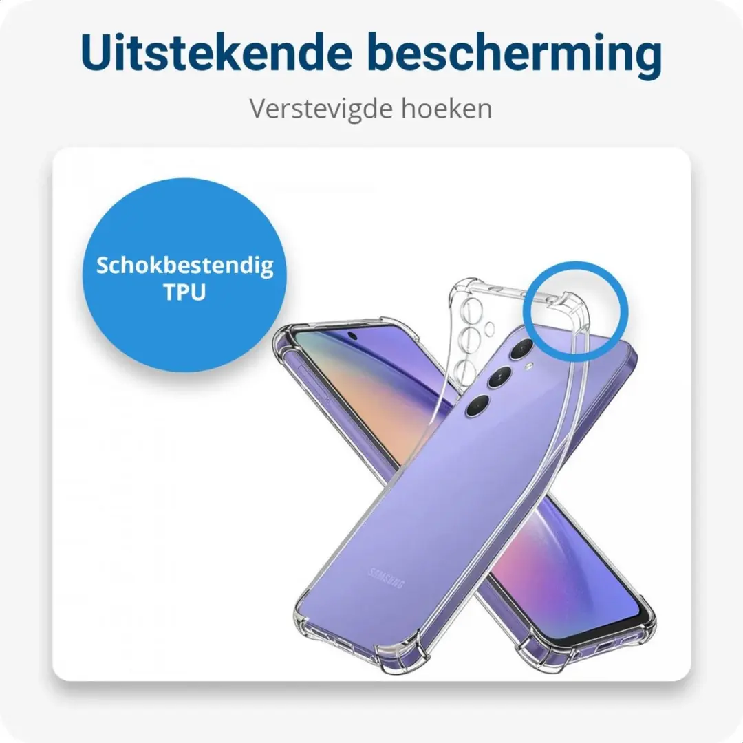 Selected Schokbestendig Hoesje Samsung Galaxy A54 - Transparant