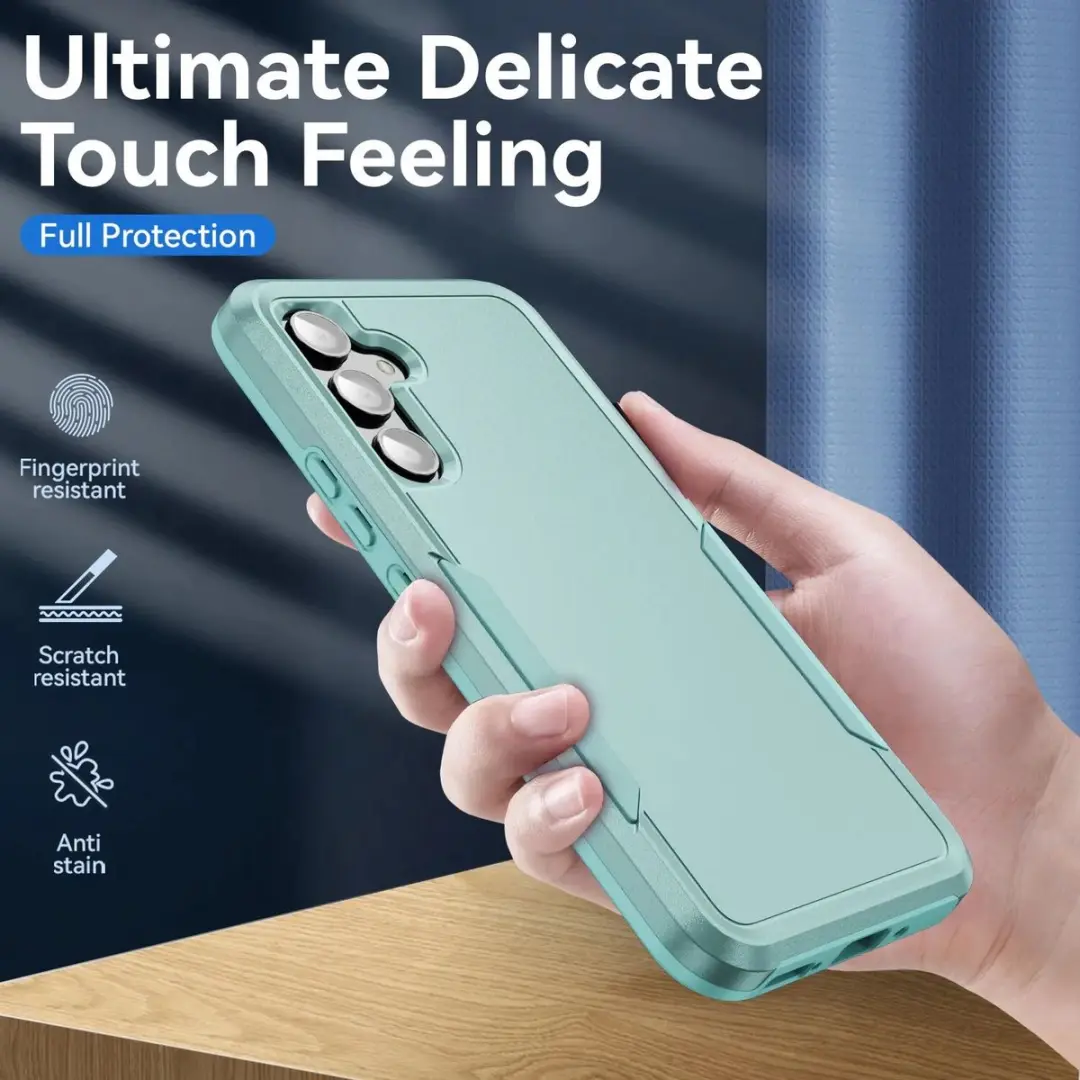 Selected Back Cover Samsung Galaxy A54 Rugged Hoesje - Groen