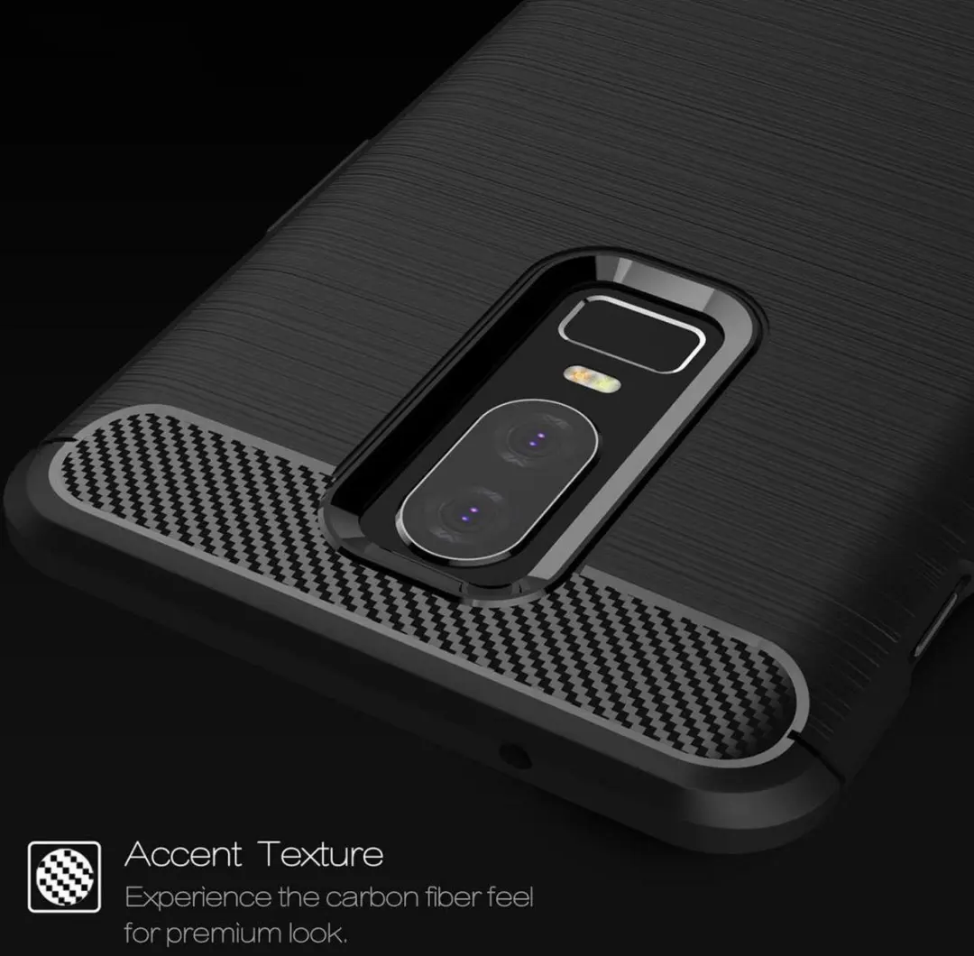 Selected TPU Hoesje OnePlus 6 - Zwart